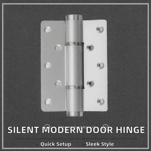 مفصلات أبواب هيدروليكية صامتة من الألومنيوم بتصميم عصري مع وظيفة تخميد وإغلاق للأبواب ذات الإطار الخشبي - Product Image 2