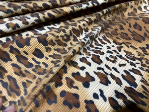 Leopard Print Fabric, soft fabric, realistic print, perfect for dolls and realistic crafts. - Product Image 6