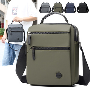 High-quality Men's Business Commuting Shoulder <b>Bag</b> Waterproof Nylon Zipper Pocket Handbag Fashion Tote Travel Male Crossbody <b>Bag</b> - Product Image 3