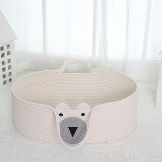 Tapis éponge pour panier bébé ours polaire