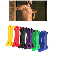 Bandas Elásticas de Látex Natural para Entrenamiento en Casa, Yoga, Fisioterapia y Rehabilitación
