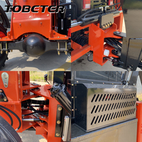 Chargeuse-pelleteuse diesel Yanmar de 3800 kg, hauteur de déchargement de 2900 mm, 4 roues motrices, 42 kW, certifiée CE, excavatrice de drainage