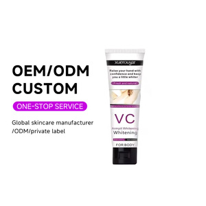 Oem ODM bên trong đùi khu vực nhạy cảm tối đầu gối khuỷu tay mạnh mẽ làm sáng cơ thể VC Lotion Nách Làm Trắng Mặt chăm sóc da kem - Product Image 1