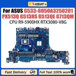 Placa Base para Portátil <span class=keywords><strong>ASUS</strong></span> <span class=keywords><strong>G513</strong></span> G533 G513QE G513QR G513QM G513IH G513QC G513IC PX513QC PX513QE G513Q G513I R7 R9 ROG Strix G15 - Product Image 2