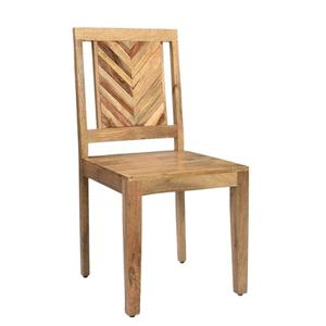Handcrafted Solid Wood <b>Dining</b> <b>Chair</b> with Rustic Natural Finish Custom Wooden Restaurant <b>Chair</b> for Home <b>Dining</b> Room Cafe Use - Product Image 4