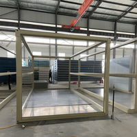 Maison Modulaire Pliable Portable en Panneaux Sandwich d'Acier pour Événements Extérieurs, Camping, Légère, Respirante, Facile à Transporter 20ft/40ft
