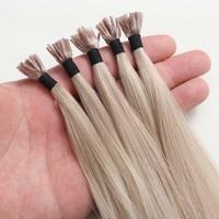Extensions de cheveux humains Remy à cuticules alignées, double tirage, qualité supérieure, vente en gros d'usine, extensions de cheveux à la kératine
