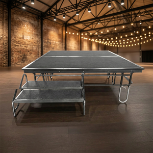 6ftx8ft Display <b>Stage</b> Adjusted 40cm & 60cm <b>Platform</b> Steel Folding <b>Stage</b> - Product Image 2