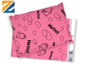 Tùy Chỉnh Poly Bưu Phẩm Không Thấm Nước Matte Đen Chữa Khỏi Tro Vận Chuyển Túi Gói Tro Cho Hoodies - Product Image 1