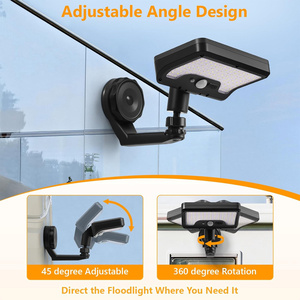Lámpara Solar Plegable <span class=keywords><strong>de</strong></span> Pared con Sensor <span class=keywords><strong>de</strong></span> Movimiento Inalámbrico, Impermeable, Portátil, para Jardín, Patio, Valla, Cobertizo, Linterna <span class=keywords><strong>de</strong></span> <span class=keywords><strong>Exterior</strong></span> - Product Image 5