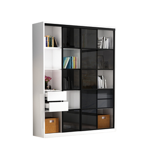 Scaffali di legno moderni su misura dello scaffale di libro di stoccaggio del <span class=keywords><strong>MDF</strong></span> della mobilia moderna della stanza di studio di cinque strati - Product Image 6