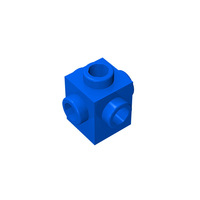 0,1 kg/226 pièces 4733 Briques 1*1 avec des goujons sur 4 côtés Jouets éducatifs de construction DIY pour enfants Pièces d'assemblage