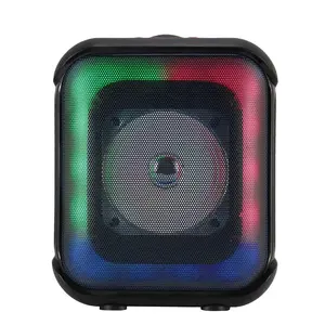 2023 Newest Products portable speaker Mini indoor Speakers Pro Computer speakers support TF/USB function with LED lights