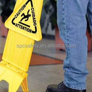 أوروبا نمط مستقرة للطباعة البلاستيك زلق المخاطر تحذير لافتات الحذر أرضية مبللة منصة رأسية السلامة تسجيل مجلس - Product Image 5