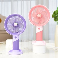 Ventilateur portable électrique Bingo Fresh, mini-ventilateur à main rechargeable par USB, trois vitesses, grand flux d'air pour voiture, camping-car, hôtel, garage, refroidissement