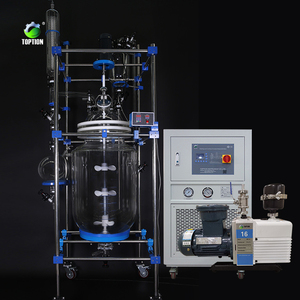 Réacteur de laboratoire pour la R & D et la production Réacteurs discontinus pour procédés chimiques Système clé en main à simple enveloppe Réacteurs en verre - Product Image 5