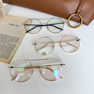 Montures de lunettes ovales Me11 2503 unisexes, monture complète, verres en acrylique, anti-UV, anti-lumière bleue, anti-reflets, origine Taizhou - Product Image 5