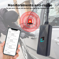 Rastreador GPS con Cable en Tiempo Real para Vehículos, Dispositivo de Rastreo para Motocicletas y Automóviles con Software Gratuito