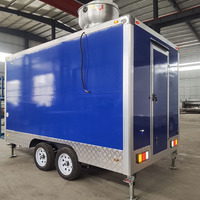 Usine de fabrication certifiée DOT FMVSS, chariot mobile pour bière, chariot à hot-dogs, camion à crème glacée en tôle galvanisée pour la publicité