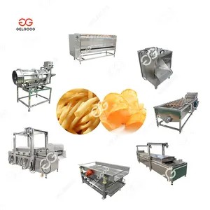 Gelgoog Automatic French Fries Machine Industrial Potato Chips Making Machine Machinery To Make Potato Chips