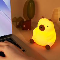 Veilleuse LED en silicone pour enfants et bébés, douce au toucher, à intensité variable, idéale pour la chambre d'enfant, cadeau de sommeil
