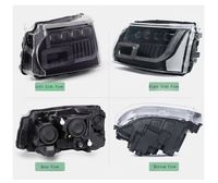 Projecteurs LED pour voiture, phares de sport 12V, feux de jour bleus 6000K, 5000 lumens, 70W