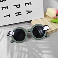 Lunettes de soleil pour enfants style chapeau 2026, protection UV400, montures DIY cool pour garçons et filles