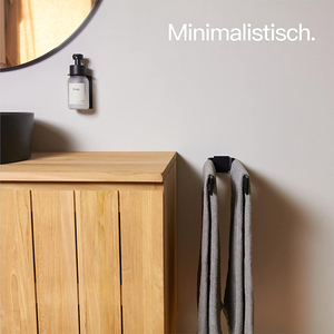 42cm Black Iron Vintage Wall Mounted Bathroom <strong>Towel</strong> Holder <strong>Rail</strong> Kitchen Double <strong>Towel</strong> Hotel Bar Rack - Product Image 2