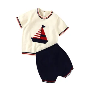 Baby Boy Sommerkleid ung für Kinder Baby Shorts Set Zweiteiler 100% Baumwolle Ensemble de Vetements Pour Baby Kinder kleding