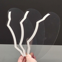 Visière de protection oculaire en plastique Kuliwei pour la coupe de cheveux - Protège-yeux jetables pour la protection des yeux, idéal pour la douche