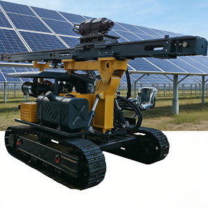 Pileuse solaire diesel-hydraulique avec tarière de forage - Product Image 6