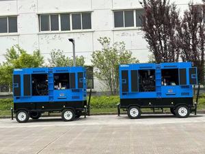 <b>Mobile</b> Trailer 100kVA 80kW Prime Power Silent <b>Generator</b> 50Hz With DCEC Engine for Outdoor 60hz 1/3 Phase - Product Image 5