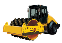 Compacteur à rouleaux SINOMACH LSS1902-2 19 tonnes, rouleau vibratoire à simple tambour pour routes ou pièces détachées