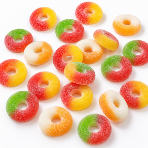 Gomitas de Gelatina con Sabor a Donut, Dulces, Bonbon, Personalizadas, OEM, Venta al por Mayor, Halal - Product Image 2
