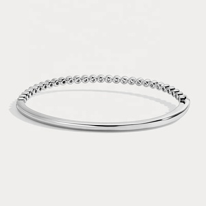 Gemnel 925 Silber Tennis-Inspirierter Stapelbarer Zirkon-Schmuck Modischer Luxuriöser Eleganter Damen-Statement-Armreif - Product Image 5