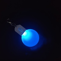 Couleur changeante Logo personnalisé Batterie rechargeable Acrylique LED Porte-clés Lumière avec câble USB