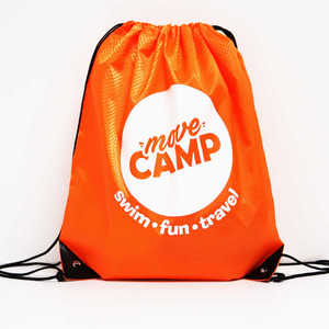 Wholesale Polyester Draw String Sports Backpack Gym Bag Waterproof Custom Logo Promotional Fitness Drawstring Bags