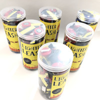 Prix d'usine Logo personnalisé briquet laisse porte-clés rétractable avec clip briquet laisse