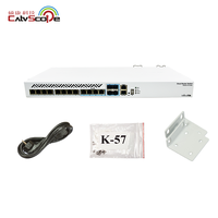 Catvscope MikroTik Mini Interrupteur CRS312-4C + 8XG-RM avec Fonction Routeur 10G RJ45 ports Ethernet et SFP +