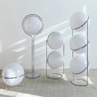 Lampe sur pied sphérique décorative de designer pour salon, style Bauhaus minimaliste, lampe sur pied globe moderne du milieu du siècle