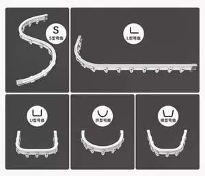 Cortinas y Rieles de Aluminio Largos y Móviles para Hospitales con Riel Resistente y Duradero - Product Image 4