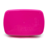 Boîte à bento en plastique écologique mignonne pour enfants et adultes, compatible micro-ondes, vierge pour sublimation, avec couvercles à double compartiment japonais