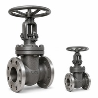 Katup Gerbang Segitiga OS&Y Tipe Rising Stem dengan Bonnet Terpasang Baut, Bahan A216 WCB Kelas 300, Standar API 600 API 598, untuk Pipa Minyak Mentah Pabrik Langsung dari Pabrik