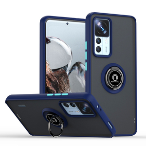 Fundas de teléfono móvil con soporte de anillo para <span class=keywords><strong>Xiaomi</strong></span> <span class=keywords><strong>12T</strong></span>/<span class=keywords><strong>12T</strong></span> <span class=keywords><strong>Pro</strong></span> Kickstand, funda trasera de teléfono mate dura de goma suave - Product Image 4