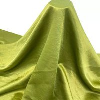 Tissu en acétate satiné doré 180g velours tissé drapé satin lumineux pour robes robes vêtements de mode matériel