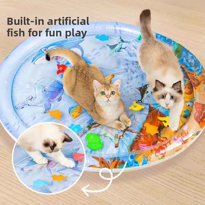 Tapis rafraîchissant pour animaux de compagnie, grand format, résistant aux morsures, facile à remplir d'eau, écologique, pour soulager la chaleur estivale des chiens et des chats - Product Image 1