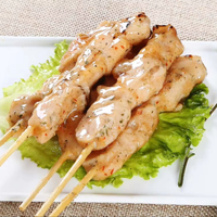 Steak de cuisse de poulet rôti naturel en vrac pour OEM, 120g, mariné