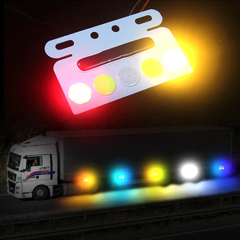 Hgv kamyon led döngüsü güvenlik uyarı kuyruk işık van led koçanı 24v strobe <span class=keywords><strong>renkli</strong></span>/van kamyon kamyon ışık