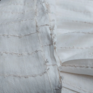 Camisas de tela mezclada de algodón de bambú orgánico, ropa deportiva, textiles para el hogar, costilla de Jersey tejida ecológica para niñas/niños para traje - Product Image 1