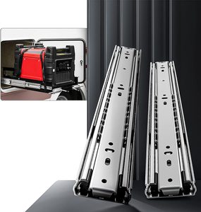 SNEIDA Heavy Duty Full Extension Ball Bearing <strong>Drawer</strong> <strong>Slides</strong> Industrial Locking Runner Rails for Kitchen and Dining Tool Boxes - Product Image 2